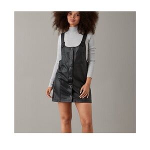 American Eagle Black Leather Dress